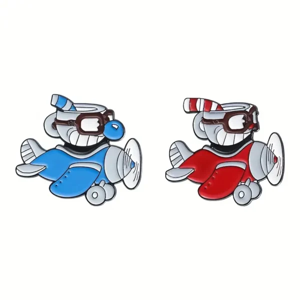 Cuphead & Mugman Pin (2pcs)
