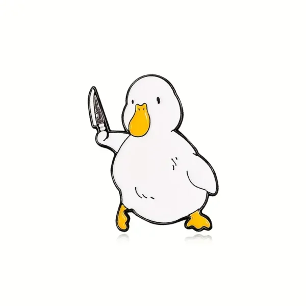 Duck Holding Knife Pin