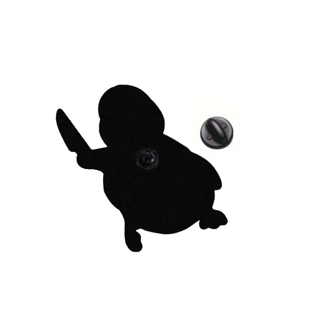 Duck Holding Knife Pin