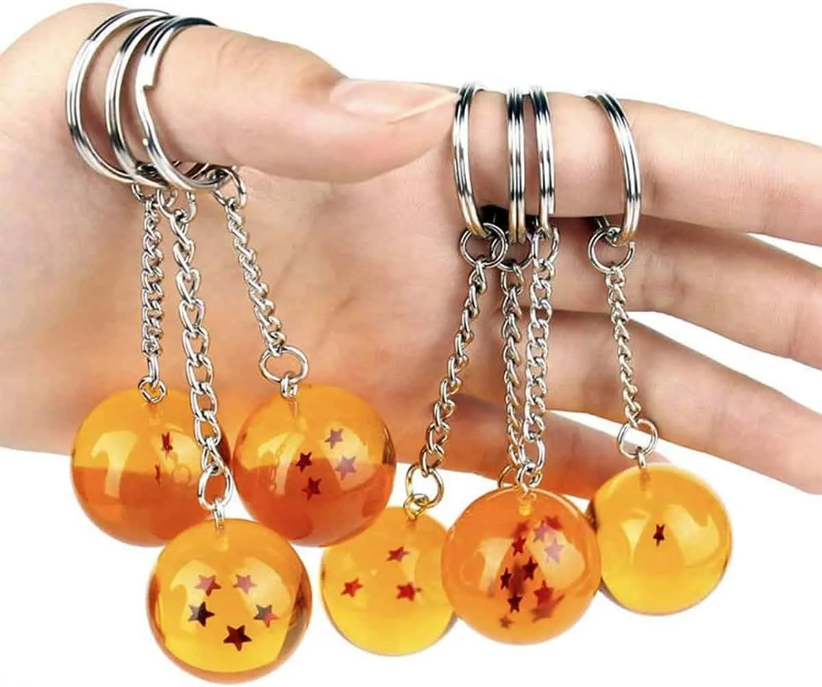Dragon Ball Z Keychains 7-Pack