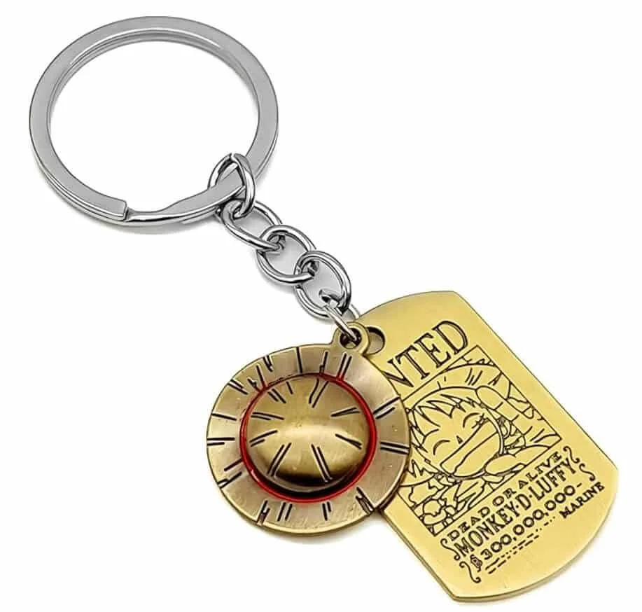 One Piece Wanted Keychain